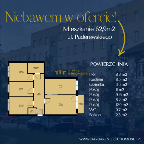 Mieszkanie Sprzedaż Rzeszów Ignacego Paderewskiego 1