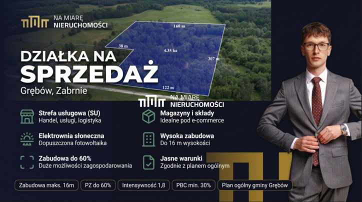 Działka Sprzedaż  Zabrnie Dolne 2
