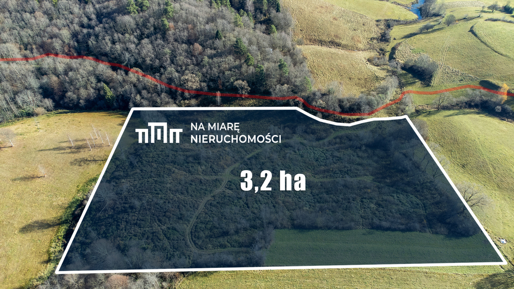 Działka 3,2 ha | Cisza, natura, Bieszczady