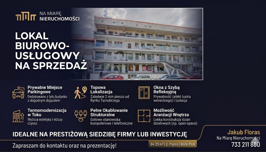 Lokal mieszkalny z funkcją biurowo-usługowa |84m2